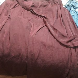 Forever 21 silk maxi skirt